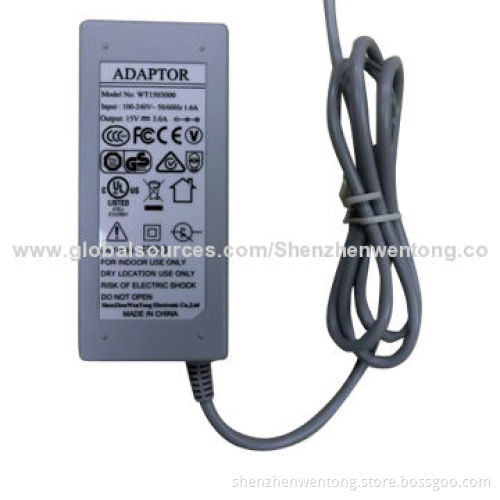 AC/DC Adapter with UL/GS/PSE/KC/SAA/CCC/RoHS/CE Certificates, for Robot Vacuum, iRobot, V-BOT
